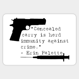 Herd Immunity, Black Text Sticker